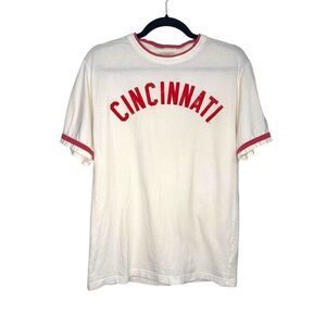 Red Jacket Men’s Medium Cincinnati Reds T-Shirt MLB Baseball Team Apparel